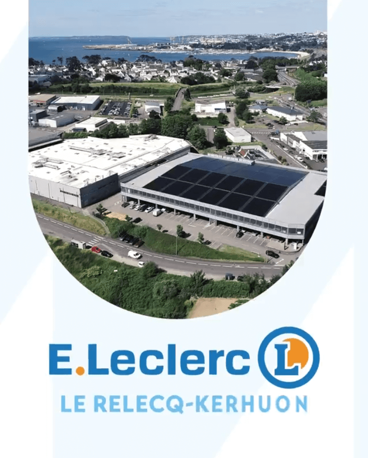Installation de panneaux photovoltaïques – E.Leclerc du Relecq-Kerhuon
