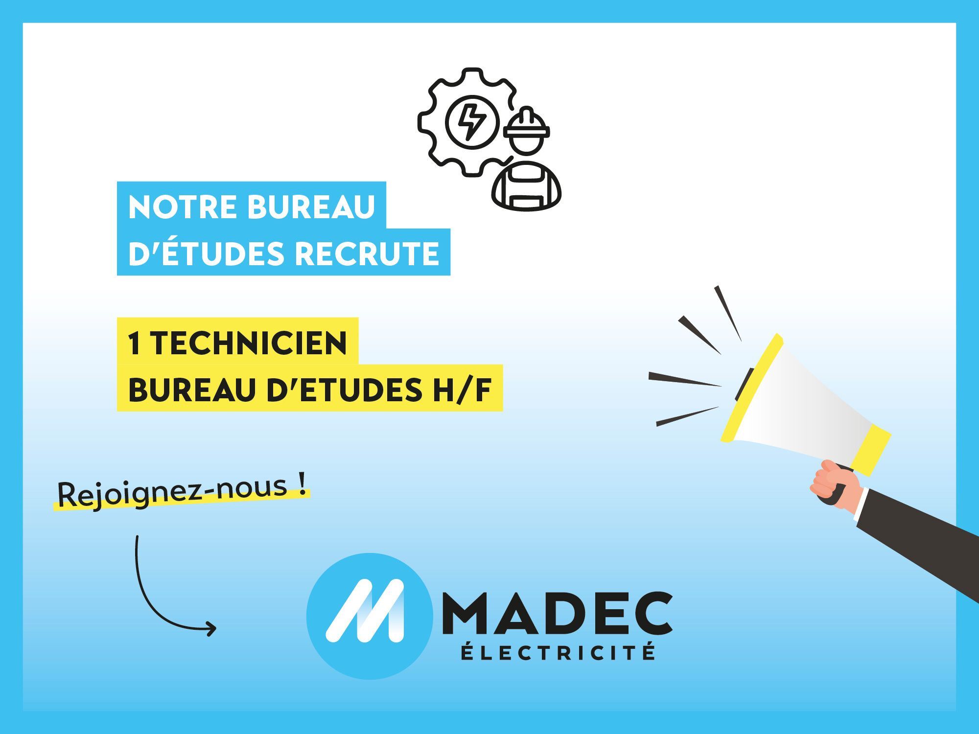 Notre bureau d&rsquo;études recrute !
